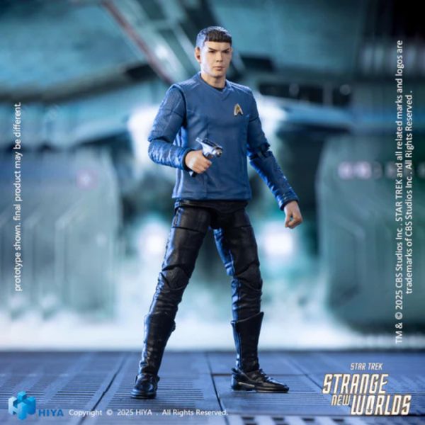 Hiya Toys 極致迷你系列 1/18 10.5CM 星際爭霸戰 奇異新世界 史巴克 可動完成品 EMS0196 Hiya Toys 極致迷你系列 1/18 10.5CM 星際爭霸戰 奇異新世界 史巴克 可動完成品 EMS0196