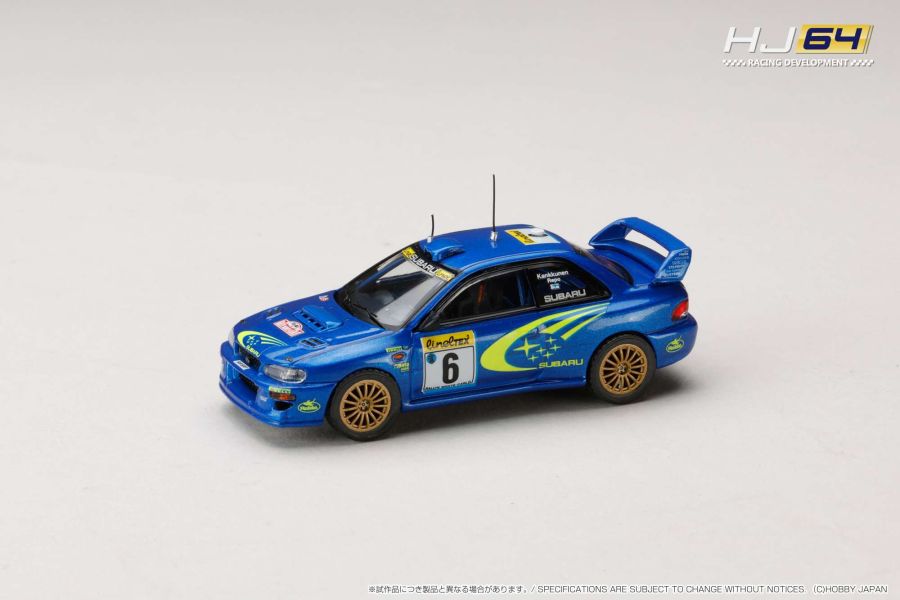 Hobby JAPAN 1/64 速霸陸 SUBARU IMPREZA WRC 1999 MONTE CARLO #6 大賽6號車 HJR645041B Hobby JAPAN 1/64 速霸陸 SUBARU IMPREZA WRC 1999 MONTE CARLO #6 大賽6號車 HJR645041B