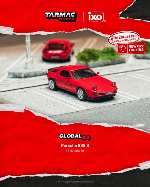 (預購) TARMAC WORKS 1/64 保時捷 Porsche 928 S Red T64G-083-RE 20260125 TARMAC WORKS 1/64 保時捷 Porsche 928 S Red T64G-083-RE
