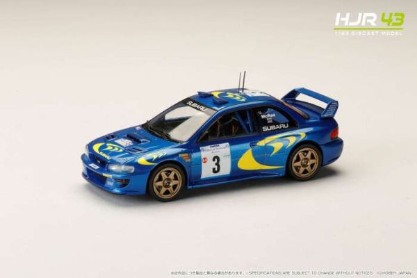 Hobby JAPAN 1/43 速霸陸 SUBARU IMPREZA 硬皮鯊 環科西嘉拉力賽1997冠軍車 編號3號 柯林邁可雷 HJR431002A Hobby JAPAN 1/43 速霸陸 SUBARU IMPREZA 硬皮鯊 環科西嘉拉力賽1997冠軍車 編號3號 柯林邁可雷 HJR431002A