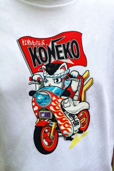 NEXTee KONEKO 湘南貓 短袖T恤 白色 NEXTee KONEKO 湘南貓 短袖T恤 白色