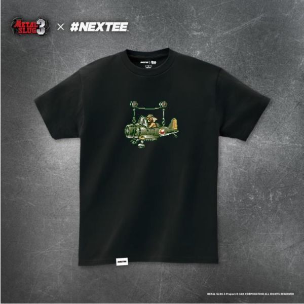 NEXTee 合金彈頭MetalSlug ENEMY-V 短袖T恤 黑&白 分別販售 NEXTee 合金彈頭MetalSlug ENEMY-V 短袖T恤 黑&白 分別販售