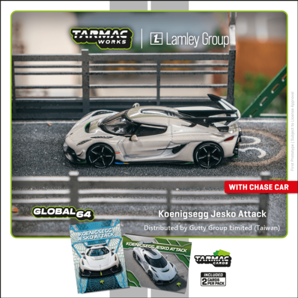 TARMAC WORKS 1/64 柯尼賽克 Koenigsegg Jesko Attack 白色 神獸 Lamley特別版 (附隨機TC卡2張) T64G-TL052-WH TARMAC WORKS 1/64 柯尼賽克 Koenigsegg Jesko Attack 白色 神獸 Lamley特別版 (附隨機TC卡2張) T64G-TL052-WH