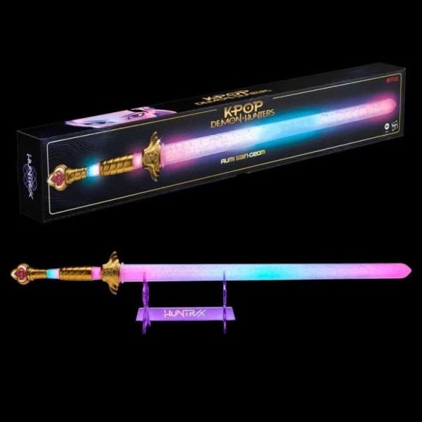(預購) 限量 收藏版 HASBRO 孩之寶 KPop 獵魔女團 魯米的四寅劍 RUMI sain geom electronic sword 20260819 限量 收藏版 HASBRO 孩之寶 KPop 獵魔女團 魯米的四寅劍 RUMI sain geom electronic sword