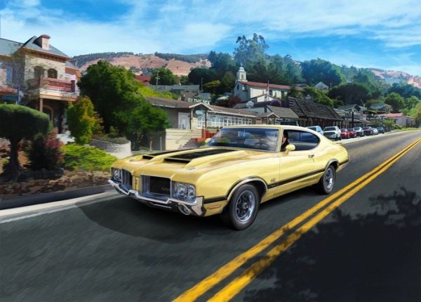 Revell 1/25 奧斯摩比 OLDSMOBILE 442 Coupe 1971 組裝模型 Revell 1/25 奧斯摩比 OLDSMOBILE 442 Coupe 1971 組裝模型