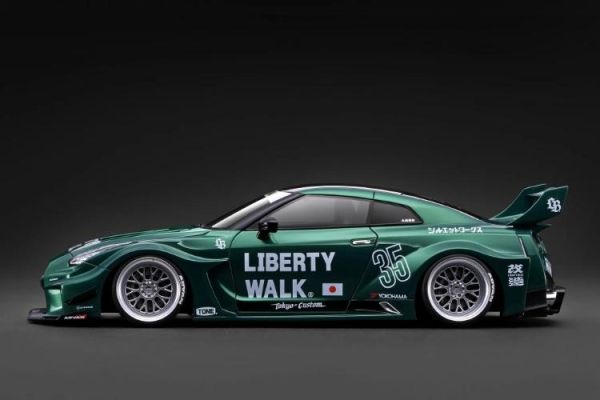 (預購) ignition model 1/18 日產 LB-Silhouette WORKS GT Nissan 35GT-RR Green Metallic IG4140 20260713 ignition model 1/18 日產 LB-Silhouette WORKS GT Nissan 35GT-RR Green Metallic IG4140
