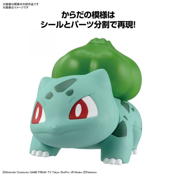 BANDAI 精靈寶可夢 神奇寶貝 Pokemon PLAMO 快組系列 013 妙蛙種子 組裝模型 BANDAI 精靈寶可夢 神奇寶貝 Pokemon PLAMO 收藏集 Quick 13 快組版 妙蛙種子 免工具組裝模型