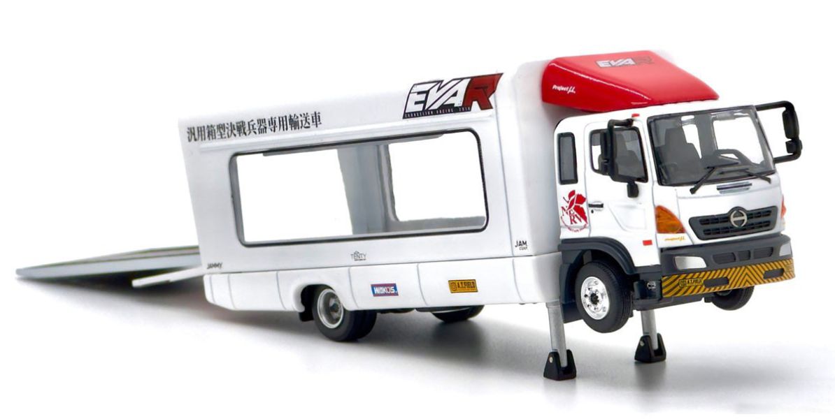 [即將到貨 請點貨到通知] POP RACE 1/64 EVA Racing Trans Porter HINO 500 運輸車 NERV POP RACE 1/64 EVA Racing Trans Porter HINO 500 運輸車 NERV