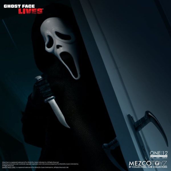 MEZCO TOYZ One:12 Collective 驚聲尖叫 鬼臉 Ghost Face 可動完成品 MEZCO TOYZ One:12 Collective 驚聲尖叫 鬼臉 Ghost Face 可動完成品