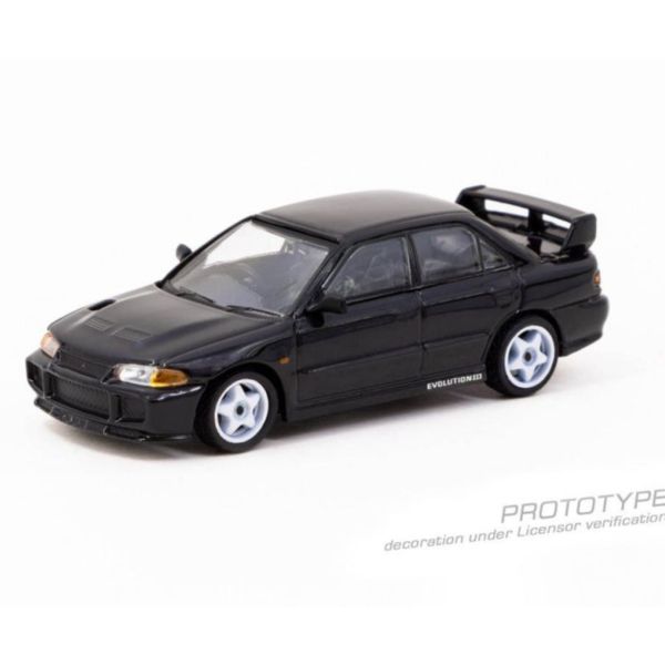TARMAC WORKS 1/64 三菱 Mitsubishi Lancer GSR Evolution III EVO三代 黑色 TARMAC WORKS 1/64 三菱 Mitsubishi Lancer GSR Evolution III EVO三代 黑色