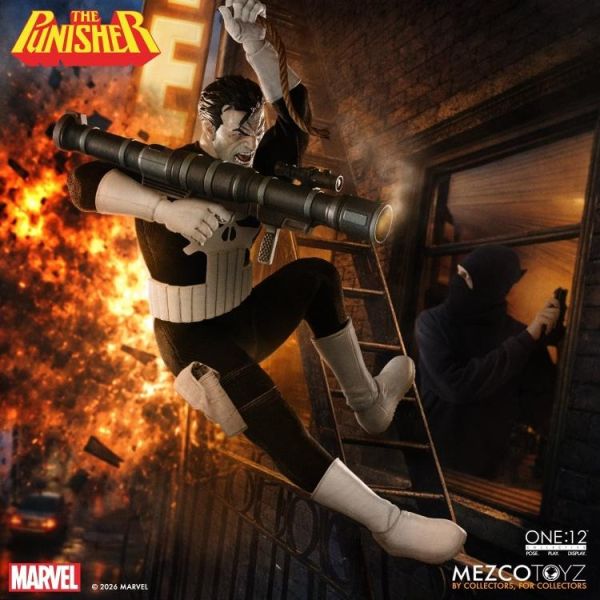(預購) MEZCO TOYZ One:12 Collective 漫威 制裁者 約17cm 可動完成品 20260708 MEZCO TOYZ One:12 Collective 漫威 制裁者 約17cm 可動完成品