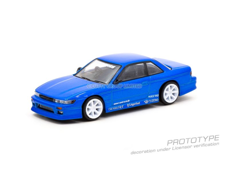 TARMAC WORKS 1/64 日產 VERTEX Nissan Silvia S13 TOYO TIRES 金屬藍 TARMAC WORKS 1/64 日產 VERTEX Nissan Silvia S13 TOYO TIRES 金屬藍