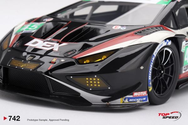 (預購) TOP SPEED 1/18 藍寶堅尼 Lamborghini Huracan GT3 EVO2 #45 DEX Wayne Taylor Racing 2026 IMSA Daytona 24 Hrs TS0742 20260824 TOP SPEED 1/18 藍寶堅尼 Lamborghini Huracan GT3 EVO2 #45 DEX Wayne Taylor Racing 2026 IMSA Daytona 24 Hrs TS0742