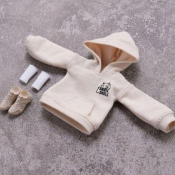 (預購) 蝸之殼 人偶服裝配件 惡魔低語系列 印花連帽衛衣套裝 白色 20261006 蝸之殼 人偶服裝配件 惡魔低語系列 印花連帽衛衣套裝 白色