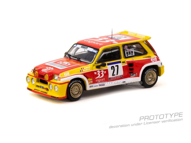 TARMAC WORKS 1/64 雷諾 Renault 5 MAXI Turbo 環科西嘉島拉力賽1985 Didier Auriol / Bernard Occelli TARMAC WORKS 1/64 雷諾 Renault 5 MAXI Turbo 環科西嘉島拉力賽1985 Didier Auriol / Bernard Occelli