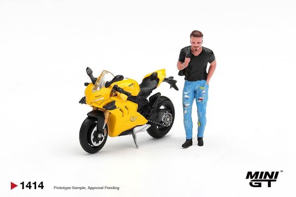 (預購) [盒裝版] MINIGT 1/64 Ducati Panigale V4 S Giallo w/ figure NA 20261022 [盒裝版] MINIGT 1/64 Ducati Panigale V4 S Giallo w/ figure NA