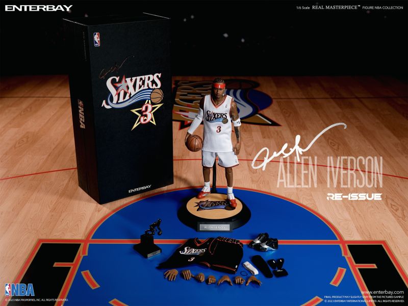 絕版斷貨中 ENTERBAY 1/6 NBA系列 Allen Iverson 艾倫·艾佛森 費城76人隊 限量復刻版 永遠的戰神 可動完成品 ENTERBAY 1/6 NBA系列 Allen Iverson 艾倫·艾佛森 費城76人隊 限量復刻版 可動完成品