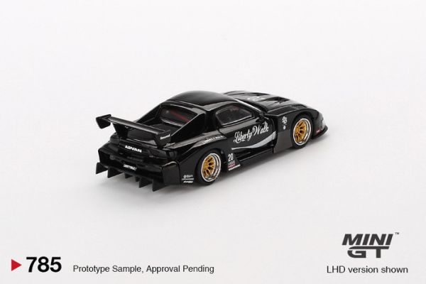 MINIGT 1/64 馬自達 自由步行 MAZDA RX-7 LB-Super Silhouette Liberty Walk 黑色 MINIGT 1/64 馬自達 自由步行 MAZDA RX-7 LB-Super Silhouette Liberty Walk 黑色