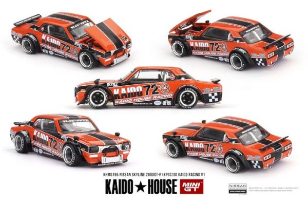 KaidoHouse x MINIGT 1/64 日產 Nissan Skyline 2000GT-R (KPGC10) Kaido Racing V1 KHMG195 KaidoHouse x MINIGT 1/64 日產 Nissan Skyline 2000GT-R (KPGC10) Kaido Racing V1 KHMG195