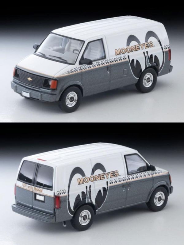 (預購) TOMYTEC 1/64 LV-N344c 雪佛蘭 Chevrolet Astro Van MOONEYES (白/灰) 20260726 TOMYTEC 1/64 LV-N344c 雪佛蘭 Chevrolet Astro Van MOONEYES (白/灰)