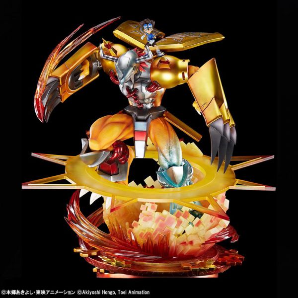 Unique Art Studio 數碼寶貝 八神太一＆戰鬥暴龍獸 PVC 大型雕像 Unique Art Studio,數碼寶貝,八神太一,戰鬥暴龍獸,PVC,大型雕像,
