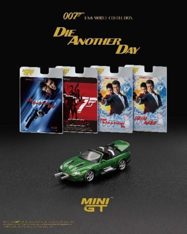 (預購)[吊卡版] MINIGT 1/64 捷豹 Jaguar XKR Die Another Day LHD MGT00908-007E 20251010 (預購)[吊卡版] MINIGT 1/64 捷豹 Jaguar XKR Die Another Day LHD MGT00908-007E 20251010