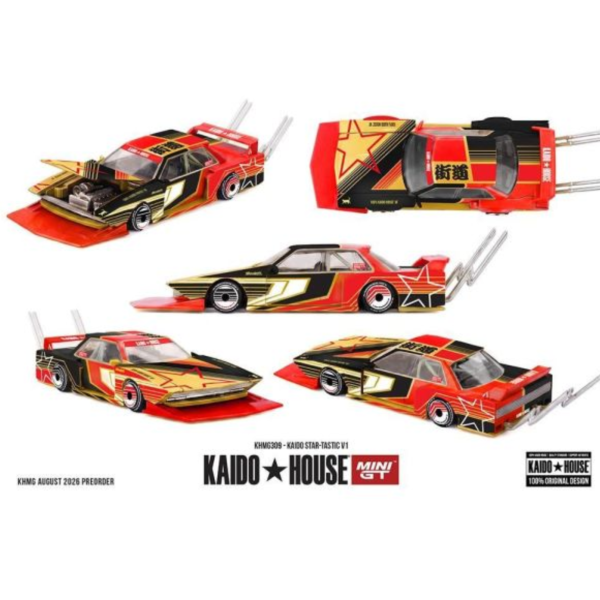 (預購) KAIDO HOUSE 1/64 KAIDO STAR-TASTIC V1 KHMG309 20260820 KAIDO HOUSE 1/64 KAIDO STAR-TASTIC V1 KHMG309