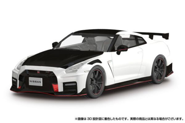 AOSHIMA 青島 1/24 樂Pla Snap Car 02-BW 日產 NISSAN GT-R NISMO 2022 珍珠白 組裝模型 AOSHIMA 青島 1/24 樂Pla Snap Car 02-BW 日產 NISSAN GT-R NISMO 2022 珍珠白 組裝模型