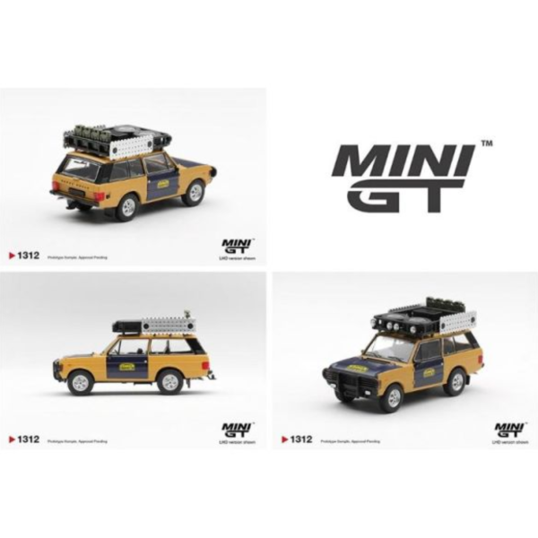 (預購) [吊卡版] MINIGT 1/64 荒原路華 Range Rover 1981 Camel Trophy Sumatra H.Fischer & W.Bays MGT01312-BL LHD 20260604 [吊卡版] MINIGT 1/64 荒原路華 Range Rover 1981 Camel Trophy Sumatra H.Fischer & W.Bays MGT01312-BL LHD