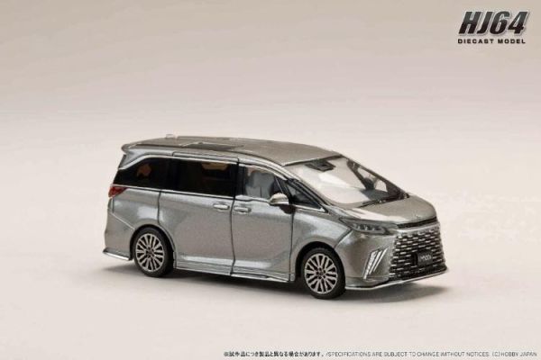 (預購) Hobby JAPAN 1/64 凌志 Lexus LM 500h Customized Version 奢華運兵車高級訂製版 4人座白內裝(右駕) 音速鈦 HJ644076AS 20260319 Hobby JAPAN 1/64 凌志 Lexus LM 500h Customized Version 奢華運兵車高級訂製版 4人座白內裝(右駕) 音速鈦 HJ644076AS