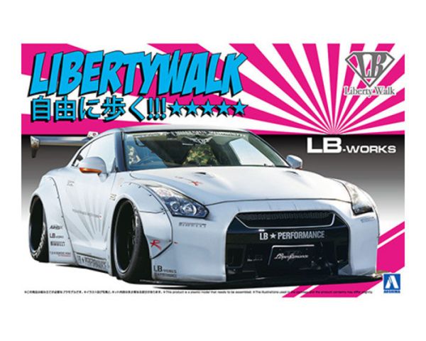 AOSHIMA 青島 1/24 自由步行#10 LB★Works R35 GT-R ver.2 AOSHIMA 青島 1/24 自由步行#10 LB★Works R35 GT-R ver.2