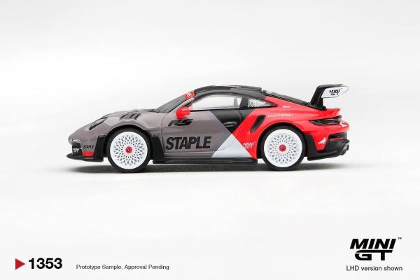 (預購) [吊卡版] [盒裝版] MINIGT 1/64 保時捷 Porsche 911 GT3 RS STAPLE x INOZETEK 分別販售 20261022 [吊卡版] [盒裝版] MINIGT 1/64 保時捷 Porsche 911 GT3 RS STAPLE x INOZETEK 分別販售