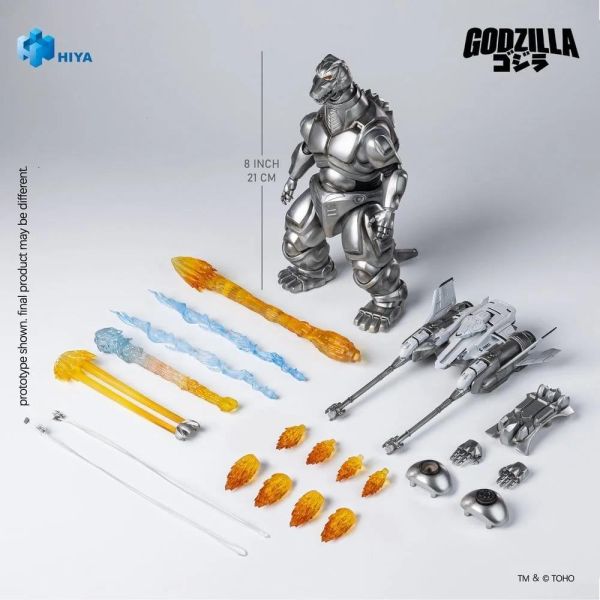 (預購) HIYA TOYS 海雅 E.B.S. 哥吉拉VS機械哥吉拉 1993 超級機械哥吉拉 21cm EBG0286 可動完成品 20260924 HIYA TOYS 海雅 E.B.S. 哥吉拉VS機械哥吉拉 1993 超級機械哥吉拉 21cm EBG0286 可動完成品