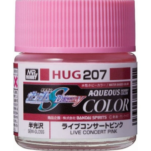 GSI 郡氏 水性漆 HUG-207 薩克勇士 蜜雅專用機 粉紅色 半光澤 GSI,郡氏,水性漆,HUG-207,薩克,勇士,蜜雅,專用機,粉紅色,半光澤,