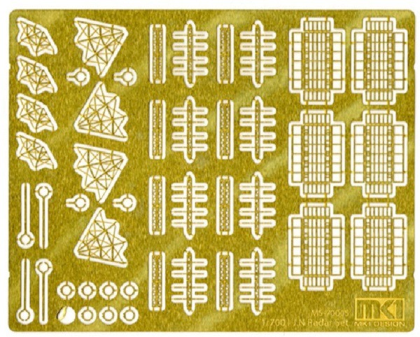 1/700 艦艇 雷達 電探 通用蝕刻片 FUJIMI MS70005 日本海軍 富士美 組裝模型 FUJIMI,1/700,MS,蝕刻片,雷達,電探,