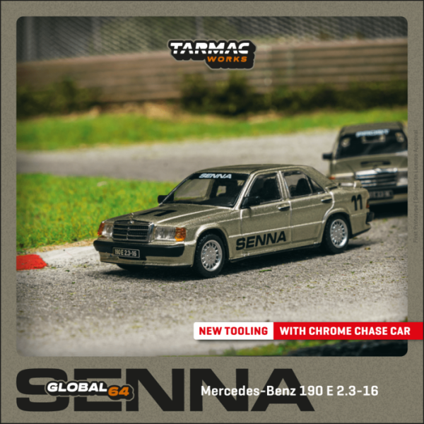TARMAC WORKS 1/64 賓士 Mercedes-Benz 190 E 2.3-16 Race of Champion 1984 T64G-047-84ROC11 TARMAC WORKS 1/64 賓士 Mercedes-Benz 190 E 2.3-16 Race of Champion 1984 T64G-047-84ROC11