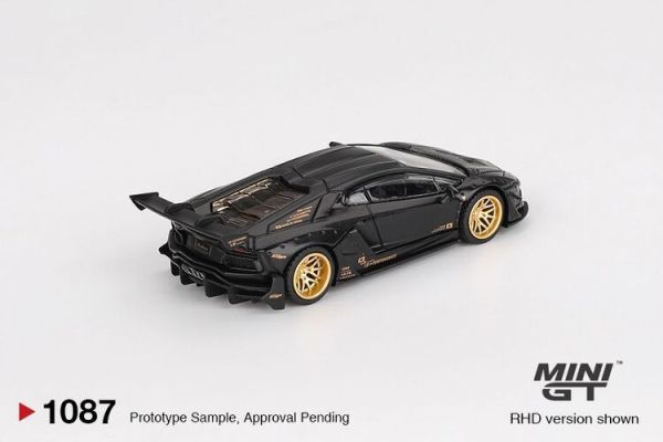 (預購) MINIGT 1/64 藍寶堅尼 LB WORKS Lamborghini Aventador Limited Edition Matte Black MGT01087-L (預購) MINIGT 1/64 藍寶堅尼 LB★WORKS Lamborghini Aventador Limited Edition Matte Black MGT01087-L
