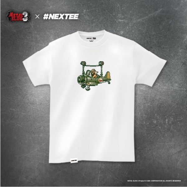NEXTee 合金彈頭MetalSlug ENEMY-V 短袖T恤 黑&白 分別販售 NEXTee 合金彈頭MetalSlug ENEMY-V 短袖T恤 黑&白 分別販售