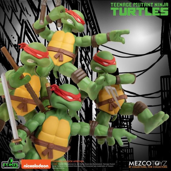 MEZCO TOYZ 忍者龜 變種大亂鬥 豪華版 MEZCO TOYZ 忍者龜 變種大亂鬥 豪華版