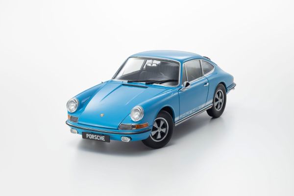 (預購) Kyosho 京商 1/18 Porsche 911S 保時捷 (象牙白黑線／水晶藍白線／巴哈馬黃) 分別販售 20261110 Kyosho 京商 1/18 Porsche 911S 保時捷 (象牙白黑線／水晶藍白線／巴哈馬黃) 分別販售