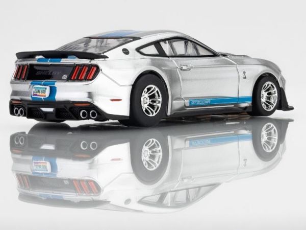 (預購) AFX Mega-G+ 1/64 2022年式 Shelby Mustang GT500KR 銀/藍配色 HO電刷賽車 22099 20260813 AFX Mega-G+ 1/64 2022年式 Shelby Mustang GT500KR 銀/藍配色 HO電刷賽車 22099