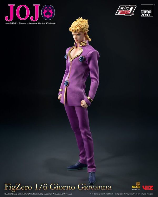 Threezero FigZero 1/6 JoJo的奇妙冒險 黃金之風 喬魯諾‧喬巴拿 29.3cm 3Z06576M0 可動完成品 Threezero FigZero 1/6 JoJo的奇妙冒險 黃金之風 喬魯諾‧喬巴拿 29.3cm 3Z06576M0 可動完成品