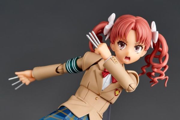 (預購) [再販] KAIYODO 海洋堂 Revoltech 驚奇山口式 科學超電磁砲 白井黑子 冬服ver. 可動完成品 NR045 20260510 [再販] KAIYODO 海洋堂 Revoltech 驚奇山口式 科學超電磁砲 白井黑子 冬服ver. 可動完成品 NR045