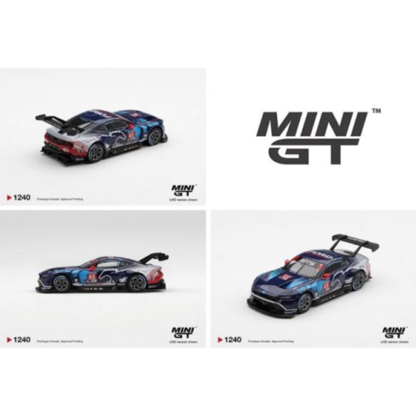 (預購) [吊卡版] MINIGT 1/64 福特 Ford Mustang GT3 #65 Ford Multimatic Motorsports 2025 IMSA Daytona 24 Hrs Winner LHD MGT01240-BL 20260507 [吊卡版] MINIGT 1/64 福特 Ford Mustang GT3 #65 Ford Multimatic Motorsports 2025 IMSA Daytona 24 Hrs Winner LHD MGT01240-BL
