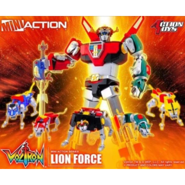 (預購) [再販] ActionToys MiniAction 金剛戰神 百獸王 Lion Force 普通版 20260324 [再販] ActionToys MiniAction 金剛戰神 百獸王 Lion Force 普通版
