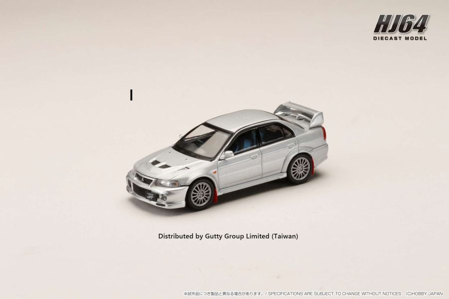 Hobby JAPAN 1/64 三菱 MITSUBISHI LANCER GSR EVO6代(CP9A) 99年式 (附擋泥板) 衛星銀 HJ642033AS Hobby JAPAN 1/64 三菱 MITSUBISHI LANCER GSR EVO6代(CP9A) 99年式 (附擋泥板) 衛星銀 HJ642033AS