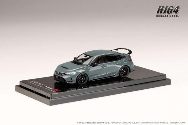 Hobby JAPAN 1/64 本田 Honda CIVIC TYPE R (FL5) RACING BLACK Package 2025 珍珠灰 賽車黑化特式套件 HJ644063GM Hobby JAPAN 1/64 本田 Honda CIVIC TYPE R (FL5) RACING BLACK Package 2025 珍珠灰 賽車黑化特式套件 HJ644063GM