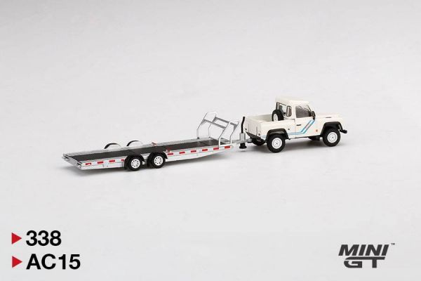 MINIGT 1/64 汽車拖車 TypeA 銀  MINIGT,1/64,汽車拖車,TypeA,銀, 