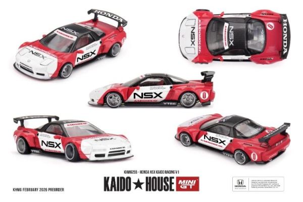 (預購) KAIDO HOUSE x MINIGT 1/64 本田 Honda NSX Kaido Racing V1 KHMG255 20260219 KAIDO HOUSE x MINIGT 1/64 本田 Honda NSX Kaido Racing V1 KHMG255