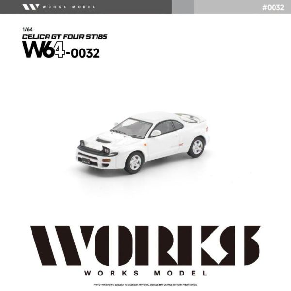 (預購) WORKS MODEL 1/64 豐田 TOYOTA CELICA GT FOUR ST185 W640032 20260708 WORKS MODEL 1/64 豐田 TOYOTA CELICA GT FOUR ST185 W640032